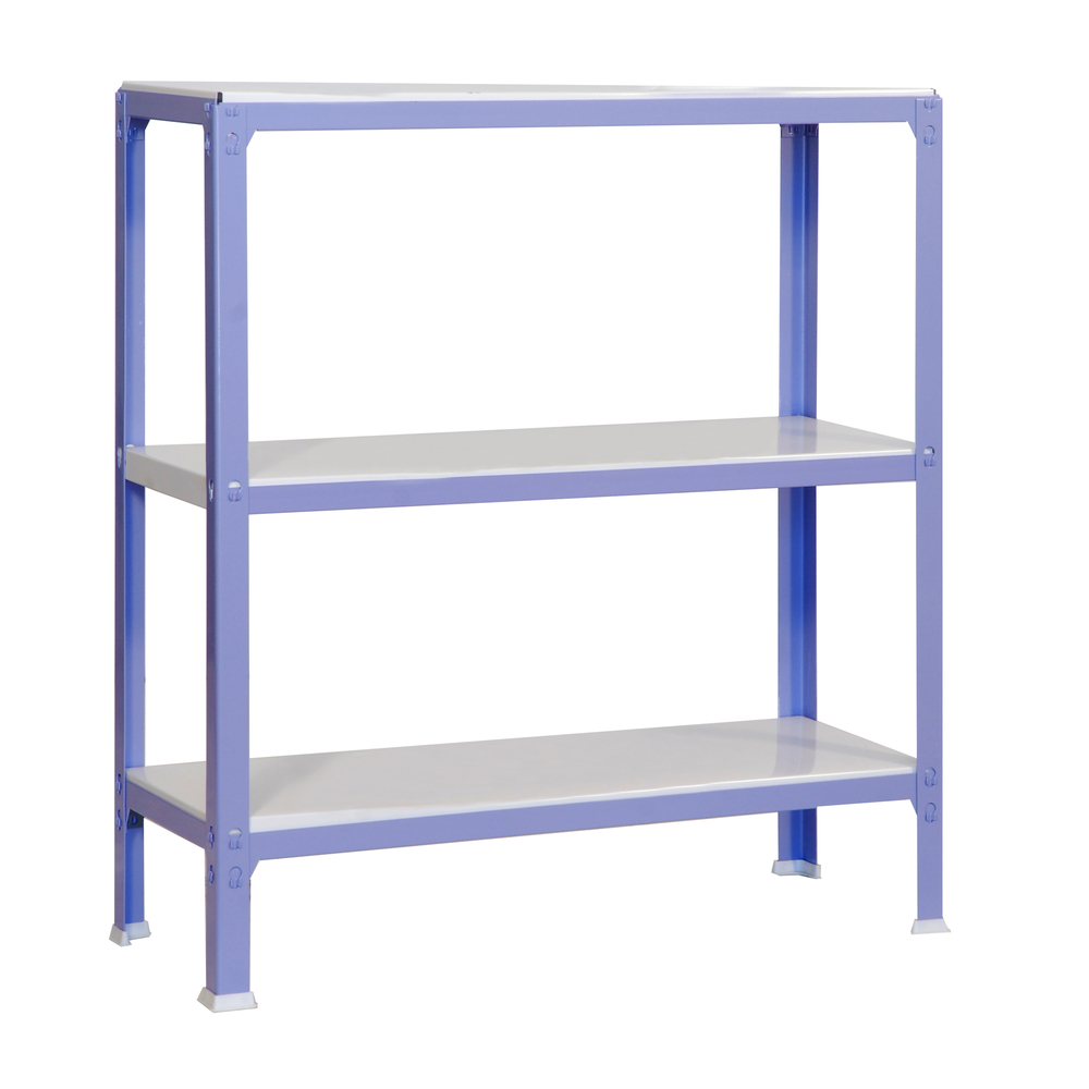 Rayonnage intérieur 900x800x400 - 3 niveaux Blanc - SIMON RACK - 8435104940037