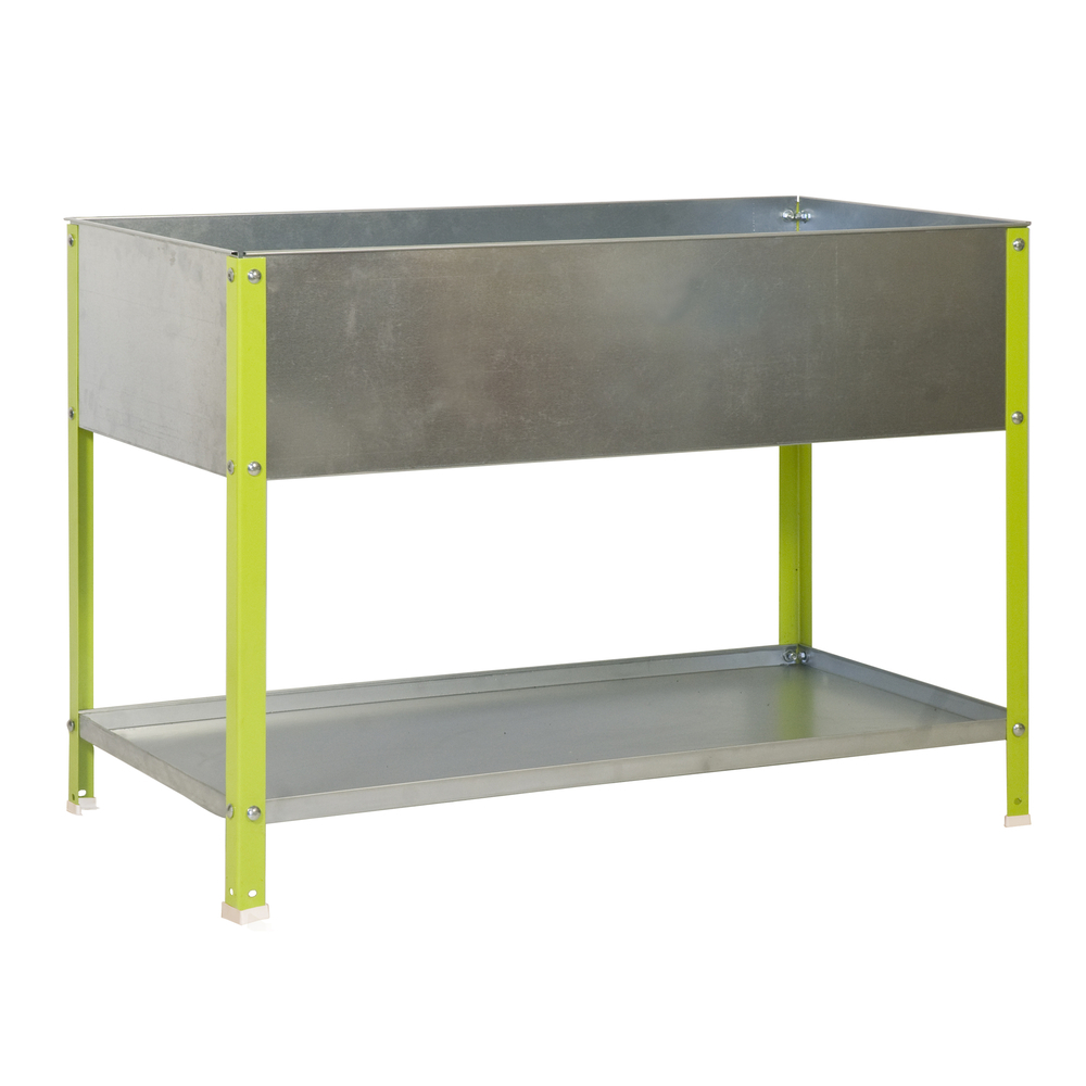 Jardinière extérieure - 850x900x400 - 2 niveaux Vert/Galvanisé - SIMON RACK - 8435104941508