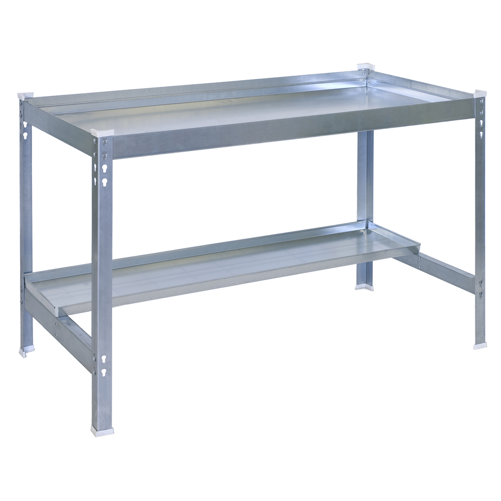 Table de jardin - 840x900x600 - 2 niveaux Galvanisé - SIMON RACK - 8435104942239