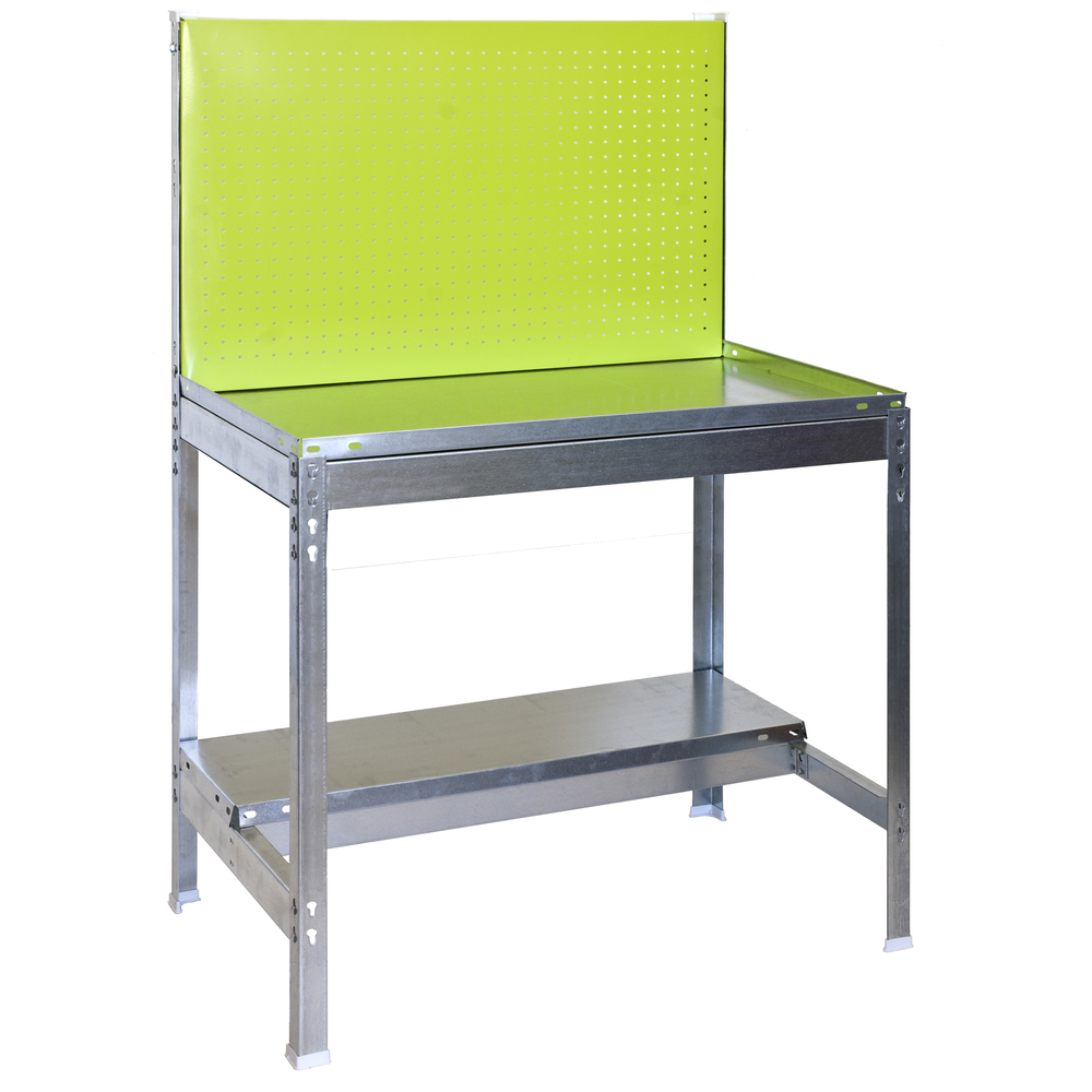 Établi de jardin - 1445x1200x400 - 2 niveaux Vert - SIMON RACK - 8435104942253