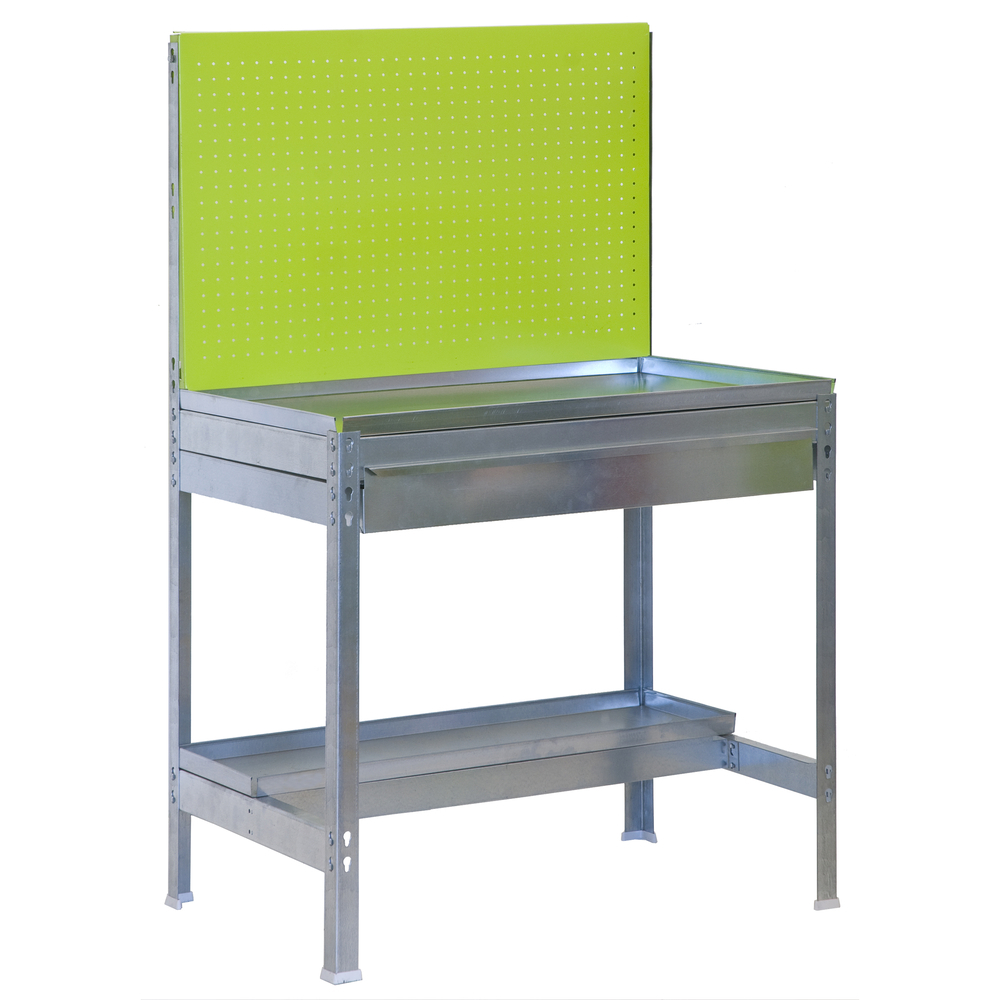 Établi de jardin - 1445x1200x400 - 4 niveaux Vert - SIMON RACK - 8435104942277