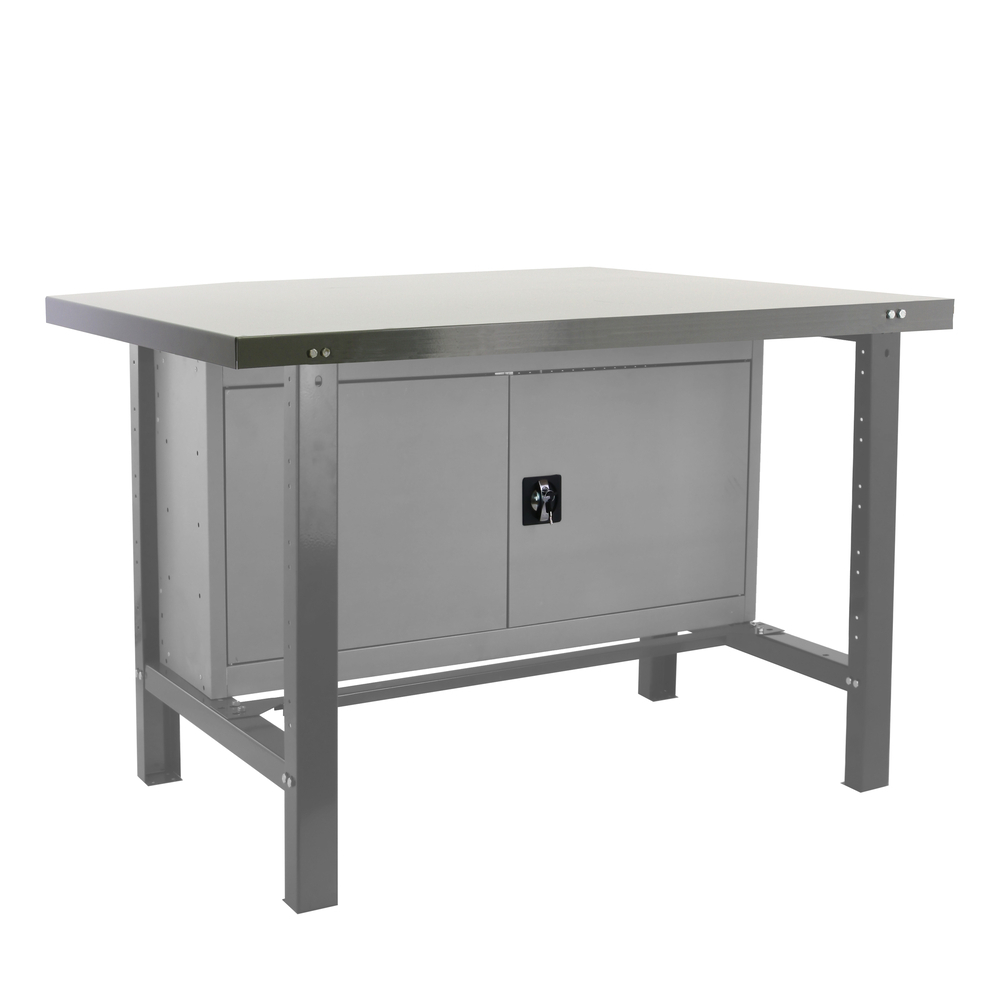 Kit établi Bricolage - 830x1200x730 - 1 niveau Gris - SIMON RACK - 8435104942666