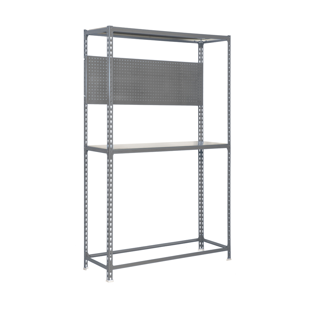 Rayonnage pour garage auto - 2000x1000x400 - 3 niveaux Gris - SIMON RACK - 8435104944080