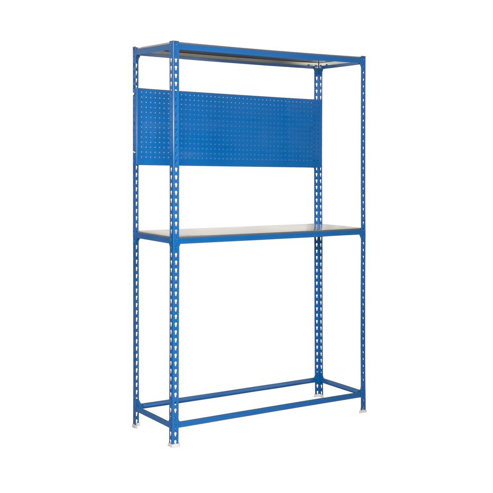Rayonnage pour garage auto - 2000x1200x400 - 3 niveaux Bleu - SIMON RACK - 8435104944134
