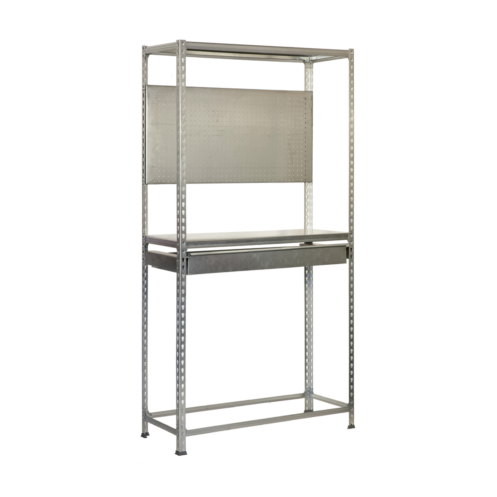 Rayonnage pour garage auto - 2000x1000x400 - 3 niveaux Galvanisé - SIMON RACK - 8435104944158