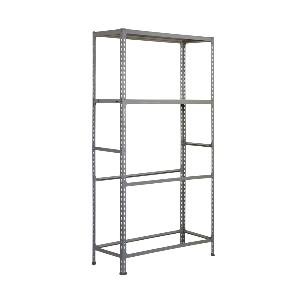 Rayonnage pour garage auto - 2000x1000x400 - 4 niveaux Gris - SIMON RACK - 8435104944202