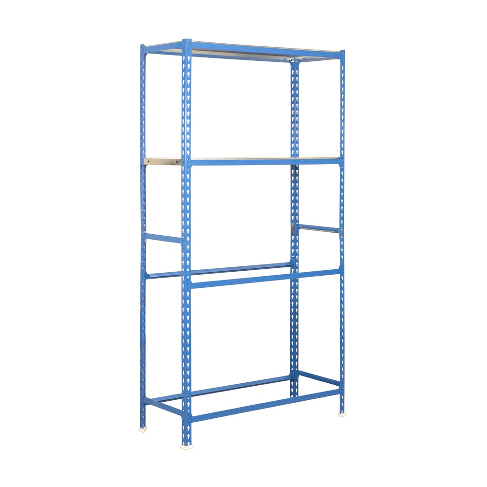 Rayonnage pour garage auto - 2000x1000x400 - 4 niveaux Bleu - SIMON RACK - 8435104944226