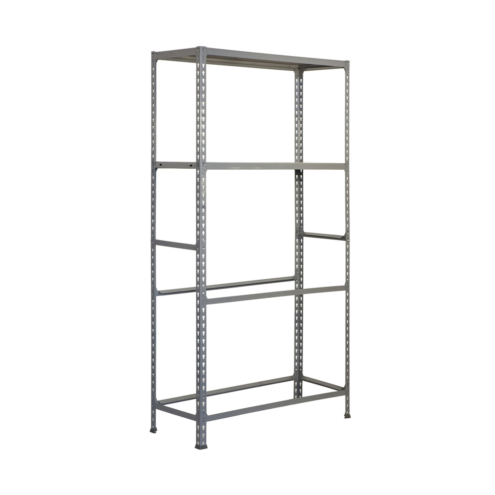 Rayonnage pour garage auto - 2000x1200x400 - 4 niveaux Gris - SIMON RACK - 8435104944233