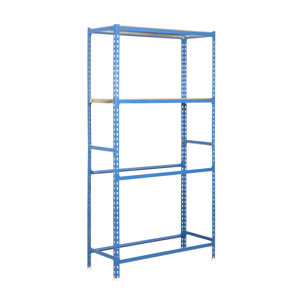 Rayonnage pour garage auto - 2000x1200x400 - 4 niveaux Bleu - SIMON RACK - 8435104944257