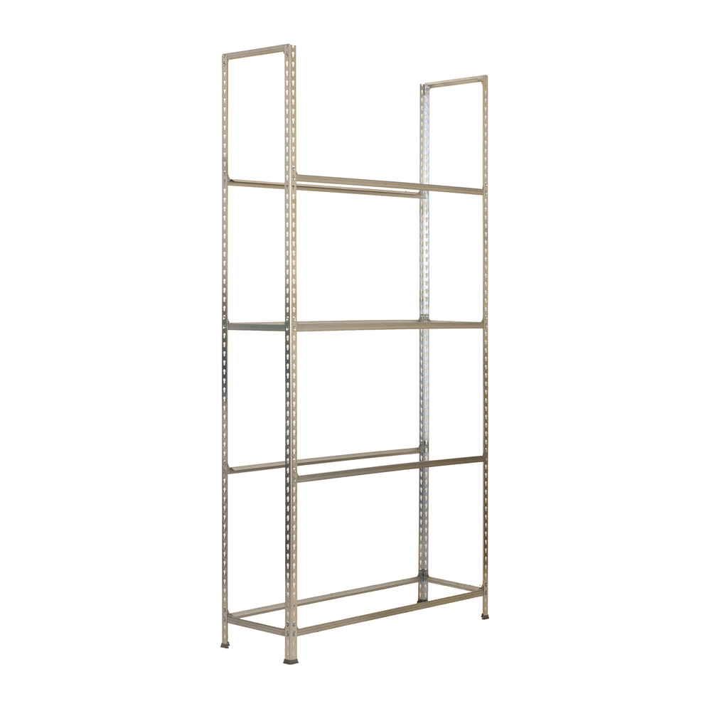 Rayonnage pour garage auto - 2000x1200x300 - 4 niveaux Galvanisé - SIMON RACK - 8435104944653