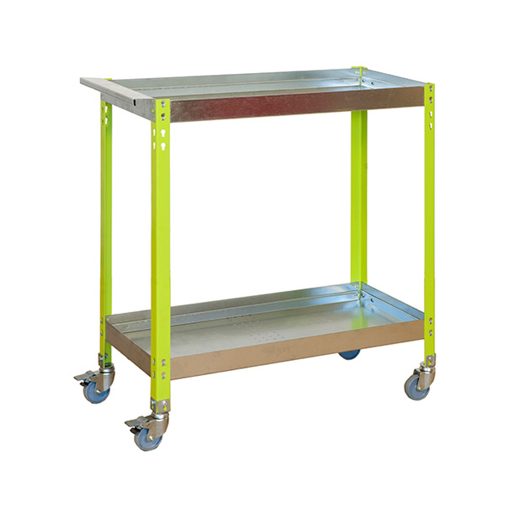 Armoire de rangement - 1030x900x400 - 2 niveaux Vert - SIMON RACK - 8435104946305