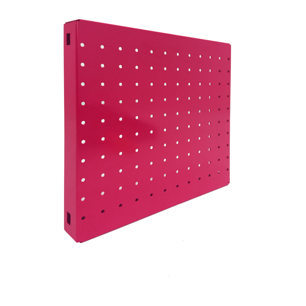 Panneau perforé pour rangement  - 300x300x35 - 2 niveaux Rose - SIMON RACK - 8435104949436