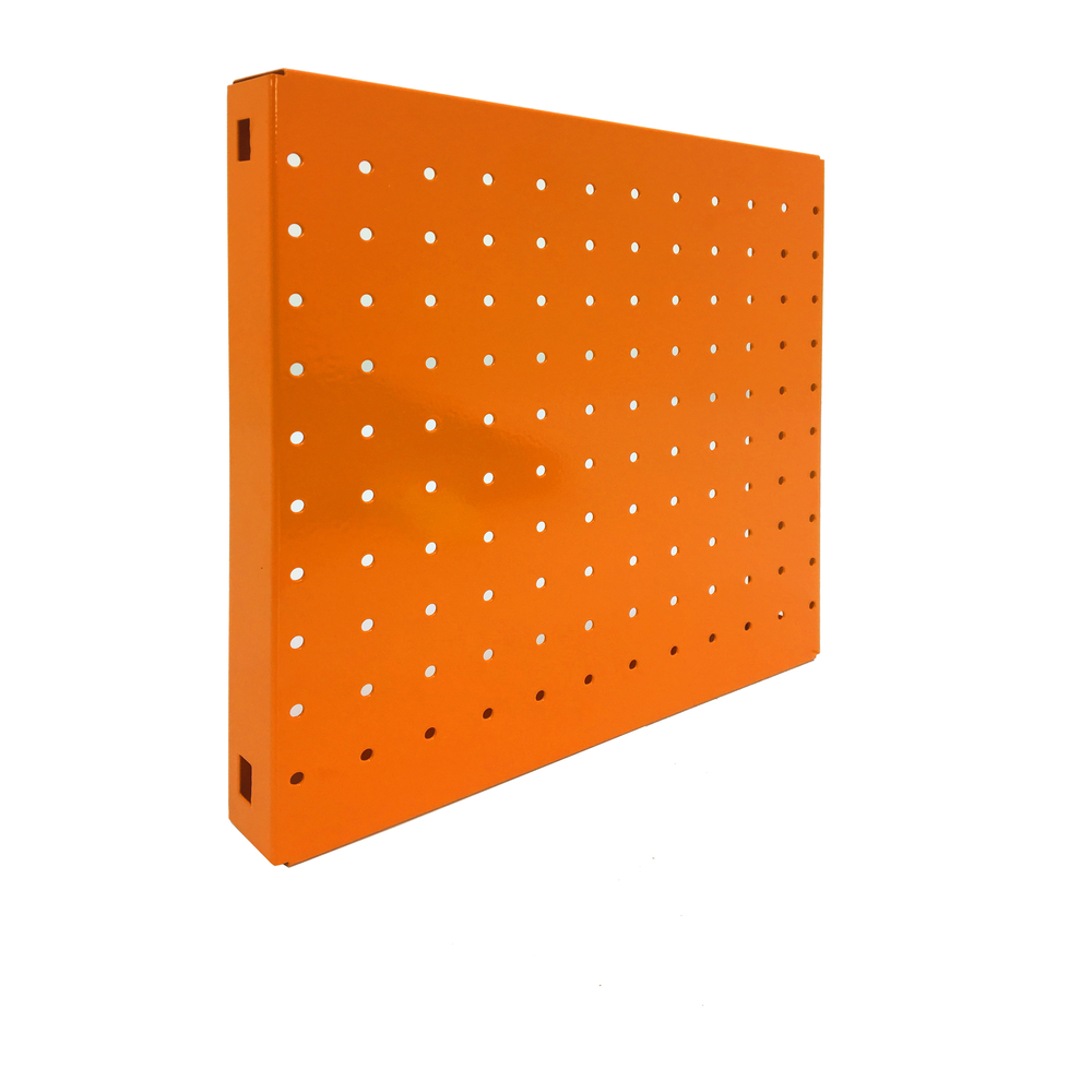 Panneau perforé pour rangement  - 300x300x35 - 2 niveaux Orange - SIMON RACK - 8435104949467
