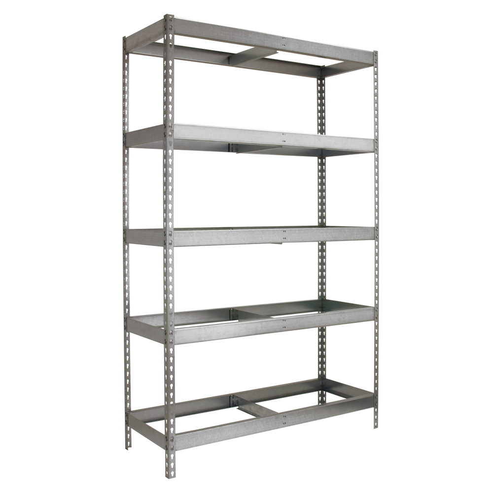 Étagère charge moyenne 500 à 600kg - 2000x2400x600 - 5 niveaux Galvanisé - SIMON RACK - 8435104950890