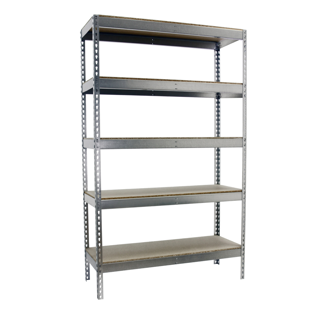 Étagère charge moyenne 500 à 600kg - 3000x1200x450 - 5 niveaux Bois - SIMON RACK - 8435104956892