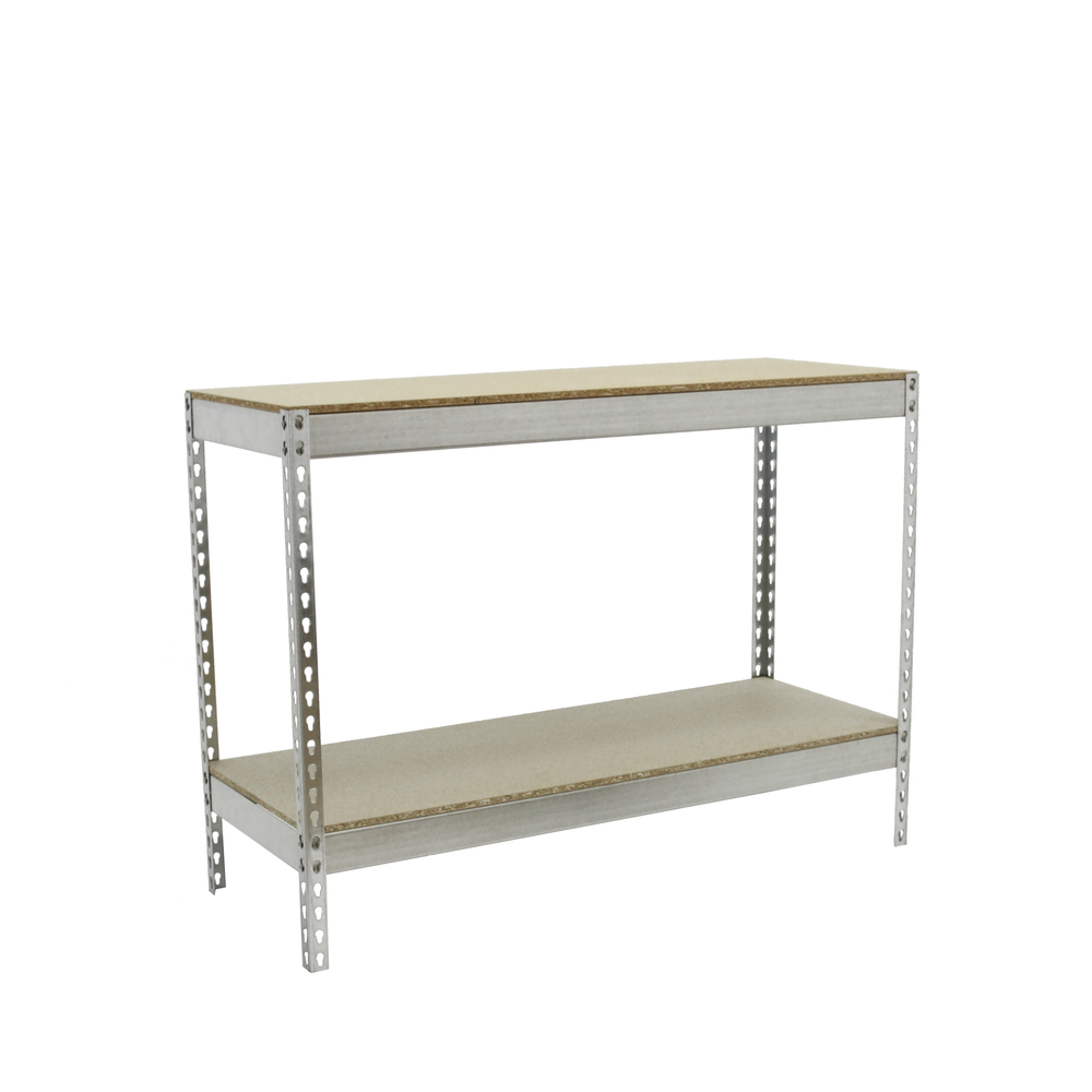 Étagère charge moyenne 400kg - 900x1200x600 - 2 niveaux Bois - SIMON RACK - 8435104957615