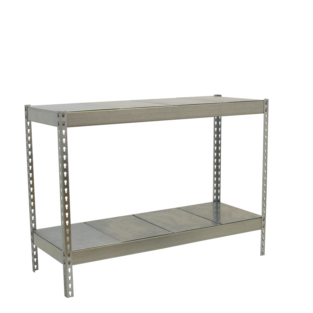 Étagère charge moyenne 400kg - 900x1200x450 - 2 niveaux Galvanisé - SIMON RACK - 8435104958056