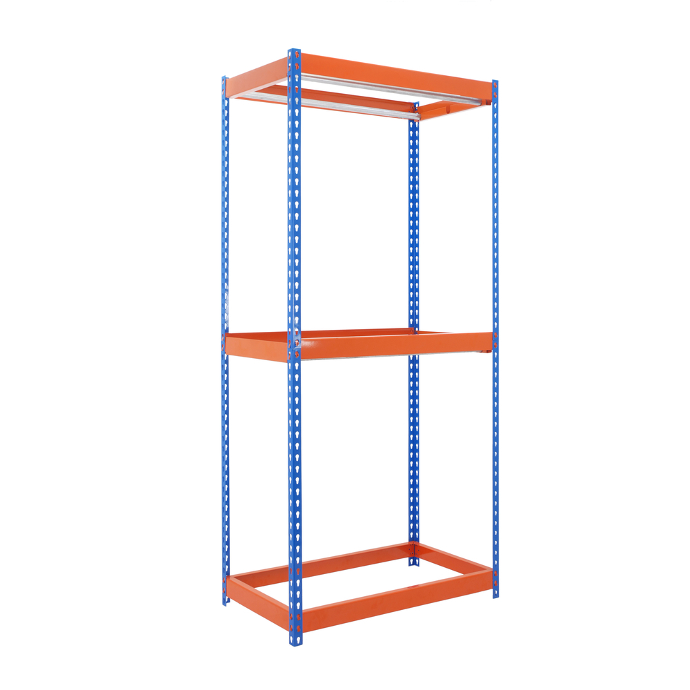 Rayonnage pour vêtements 2500x1500x750 - 2 niveaux Bleu - SIMON RACK - 8435104959732