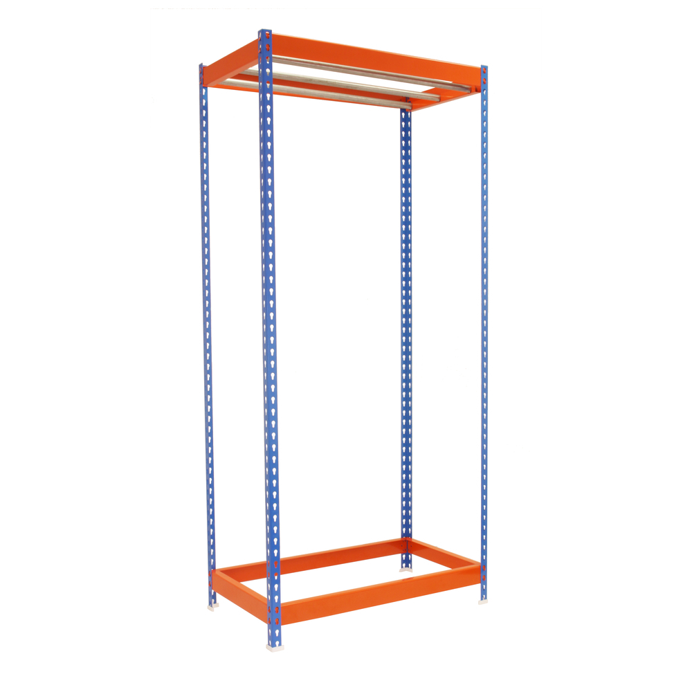 Rayonnage pour vêtements 3000x1500x600 - 1 niveau Bleu - SIMON RACK - 8435104959817