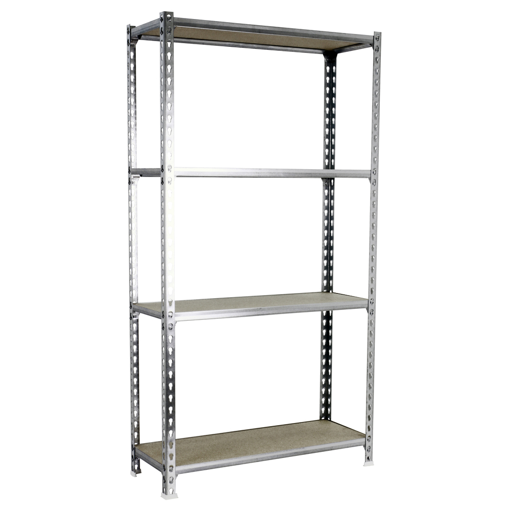 Rayonnage bois-métal léger sans vis 1500x1100x300 - 4 niveaux Bois - SIMON RACK - 8435104961001