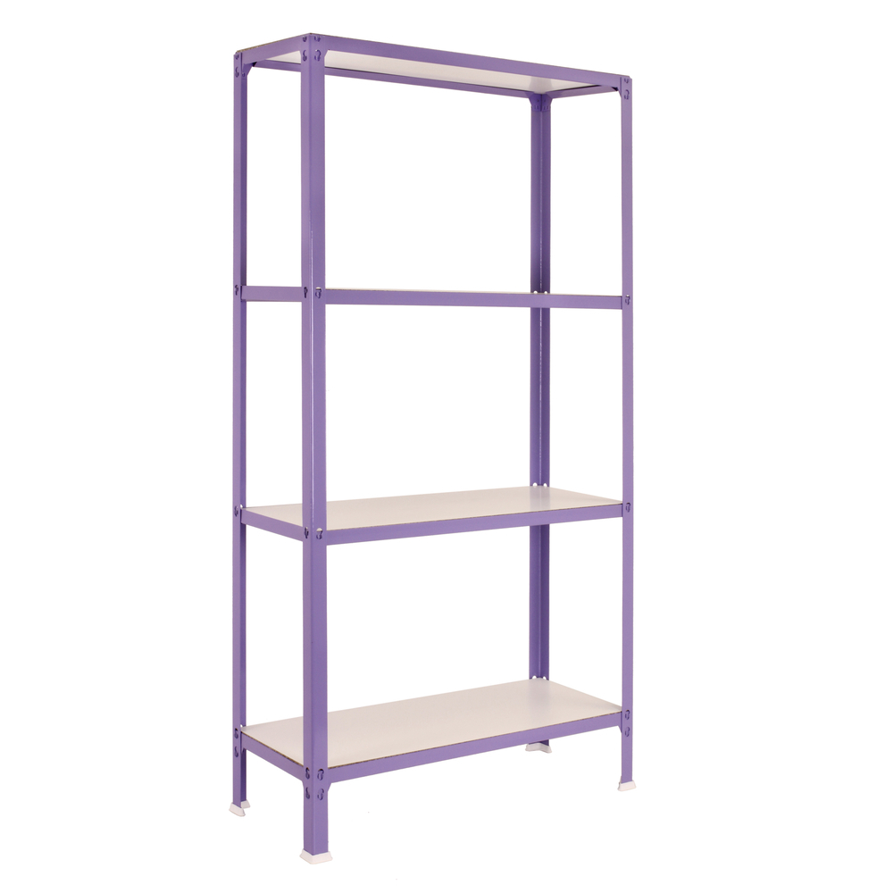 Rayonnage intérieur 1600x800x300 - 4 niveaux Blanc - SIMON RACK - 8435104961896