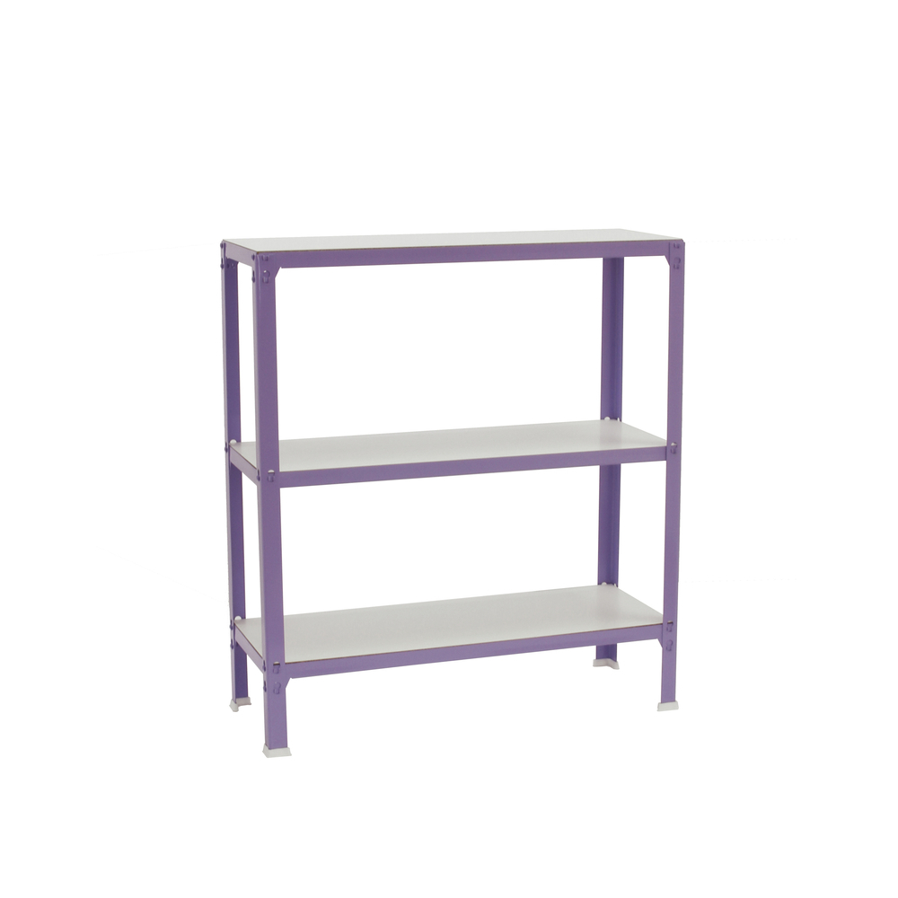 Rayonnage intérieur 900x800x300 - 3 niveaux Blanc - SIMON RACK - 8435104961933