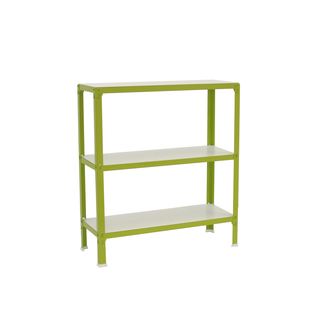 Rayonnage intérieur 900x1000x300 - 3 niveaux Vert/Blanc - SIMON RACK - 8435104961988