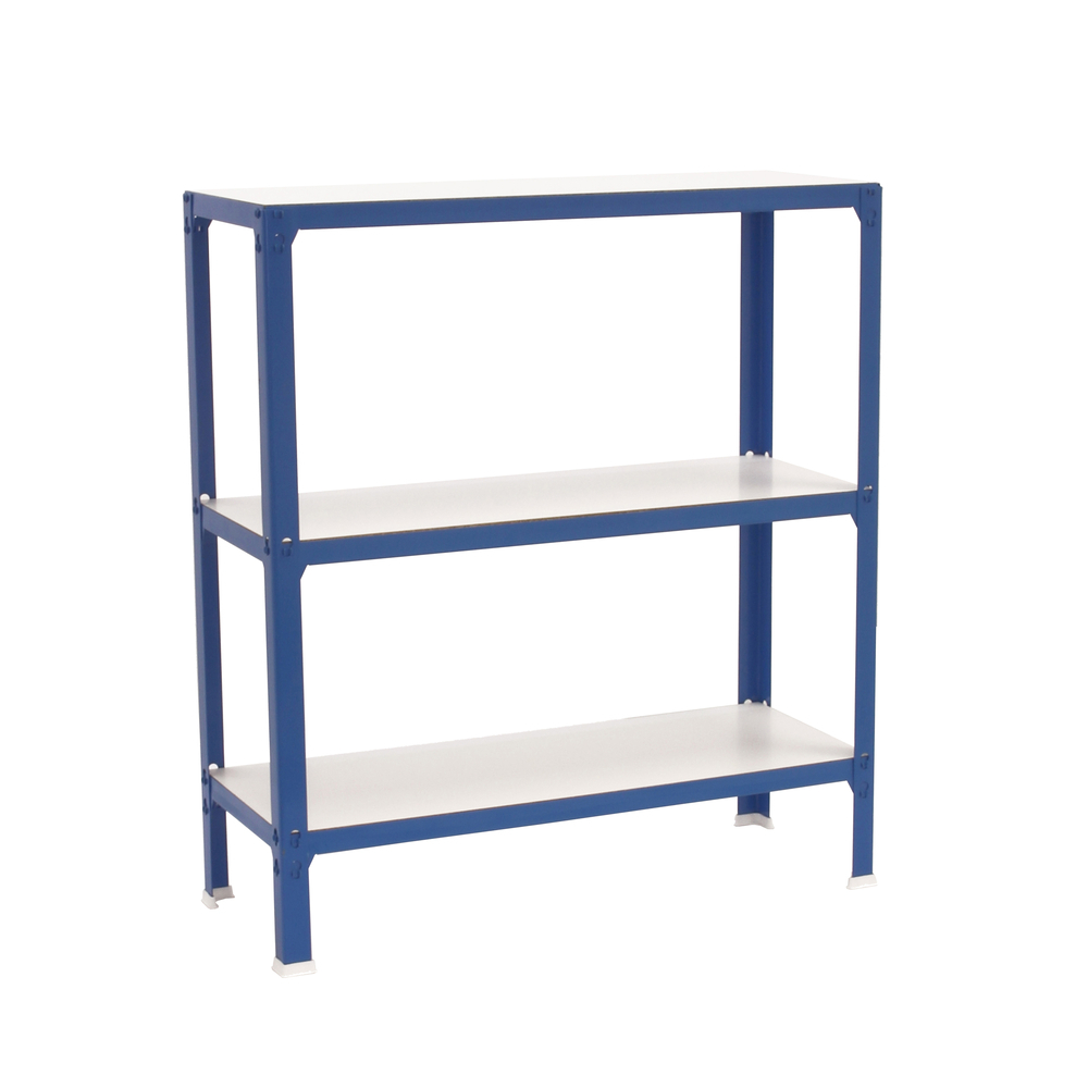 Rayonnage intérieur 900x1000x300 - 3 niveaux Bleu/Blanc - SIMON RACK - 8435104961995