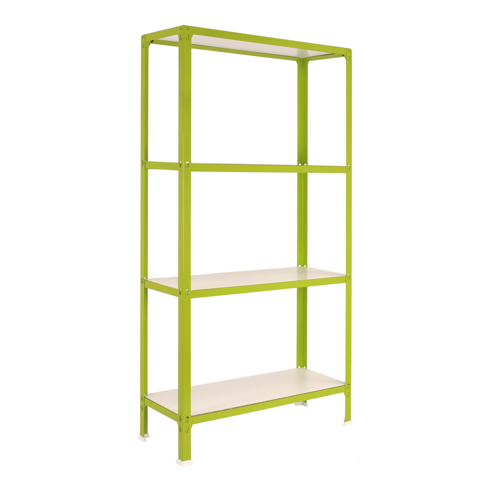 Rayonnage intérieur 1600x1000x300 - 4 niveaux Vert/Blanc - SIMON RACK - 8435104962022