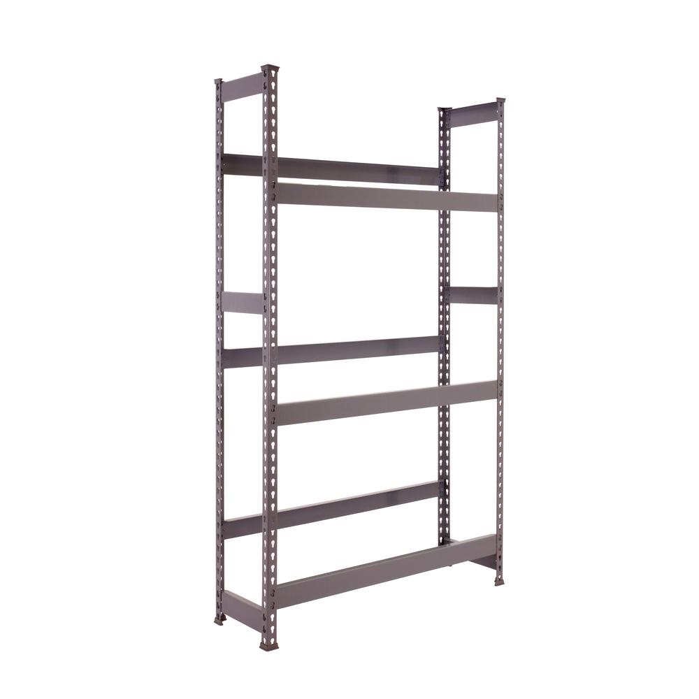 Rayonnage léger tri de bouteille sans vis 1800x1000x300 - 3 niveaux Gris - SIMON RACK - 8435104962312