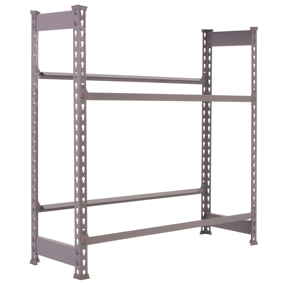 Rayonnage léger tri de bouteille sans vis 1000x800x300 - 2 niveaux Gris - SIMON RACK - 8435104962350