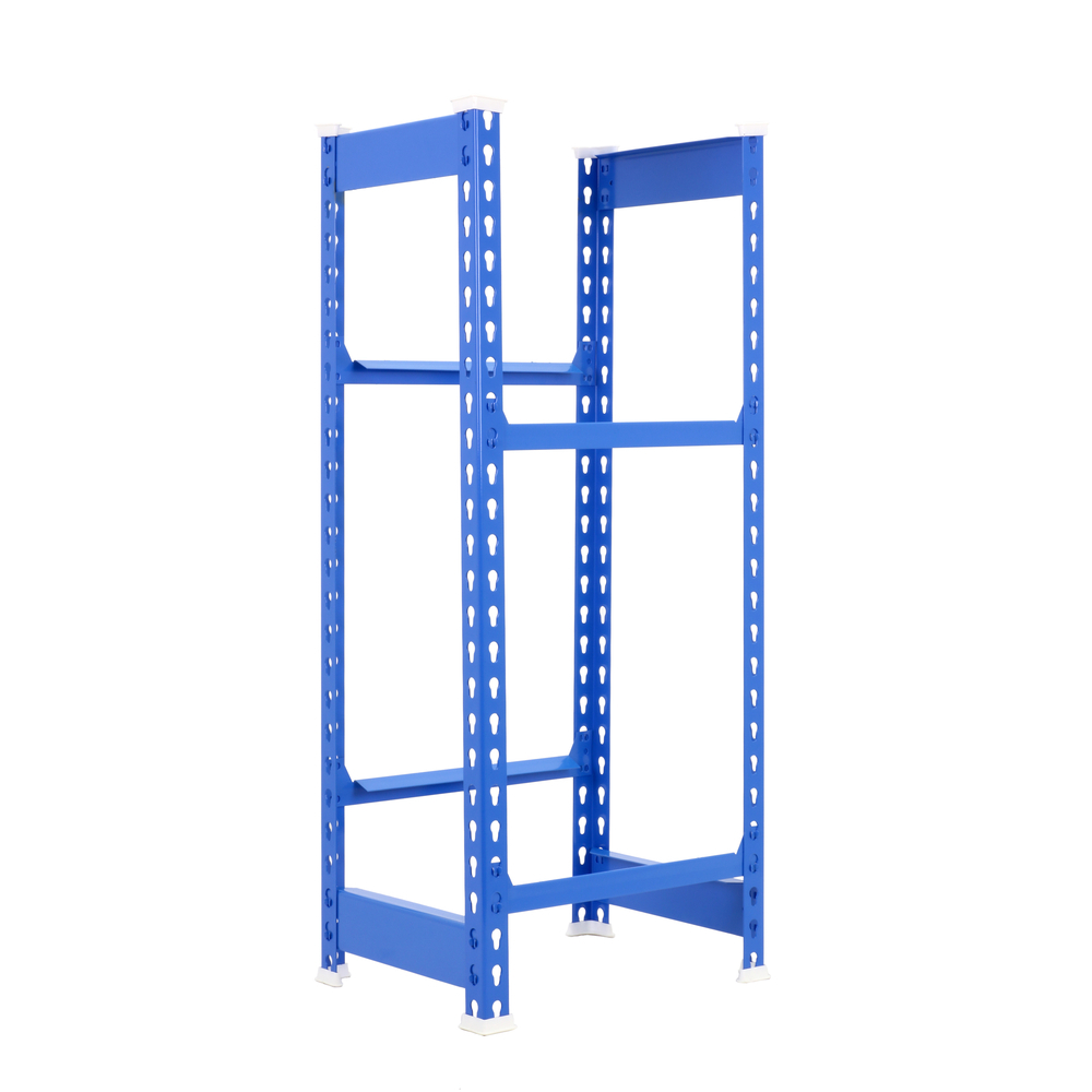 Rayonnage léger tri de bouteille sans vis 1000x400x300 - 2 niveaux Bleu - SIMON RACK - 8435104962398