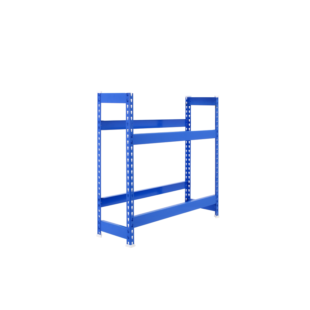 Rayonnage léger tri de bouteille sans vis 1000x1000x300 - 2 niveaux Bleu - SIMON RACK - 8435104962411