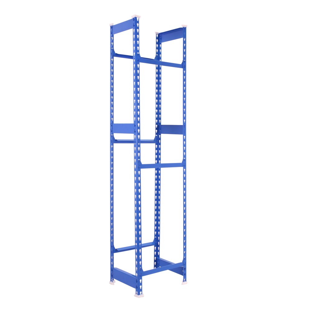 Rayonnage léger tri de bouteille sans vis 1800x400x300 - 3 niveaux Bleu - SIMON RACK - 8435104962442