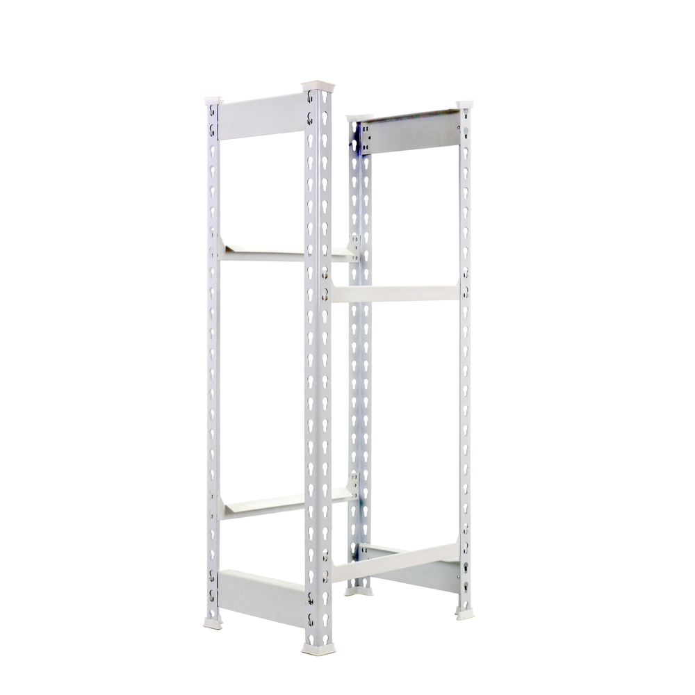 Rayonnage léger tri de bouteille sans vis 1000x400x300 - 2 niveaux Blanc - SIMON RACK - 8435104962497