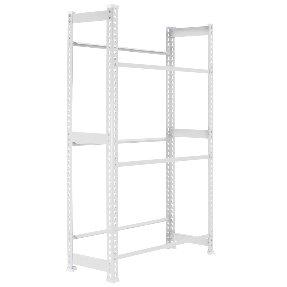 Rayonnage léger tri de bouteille sans vis 1800x800x300 - 3 niveaux Blanc - SIMON RACK - 8435104962558