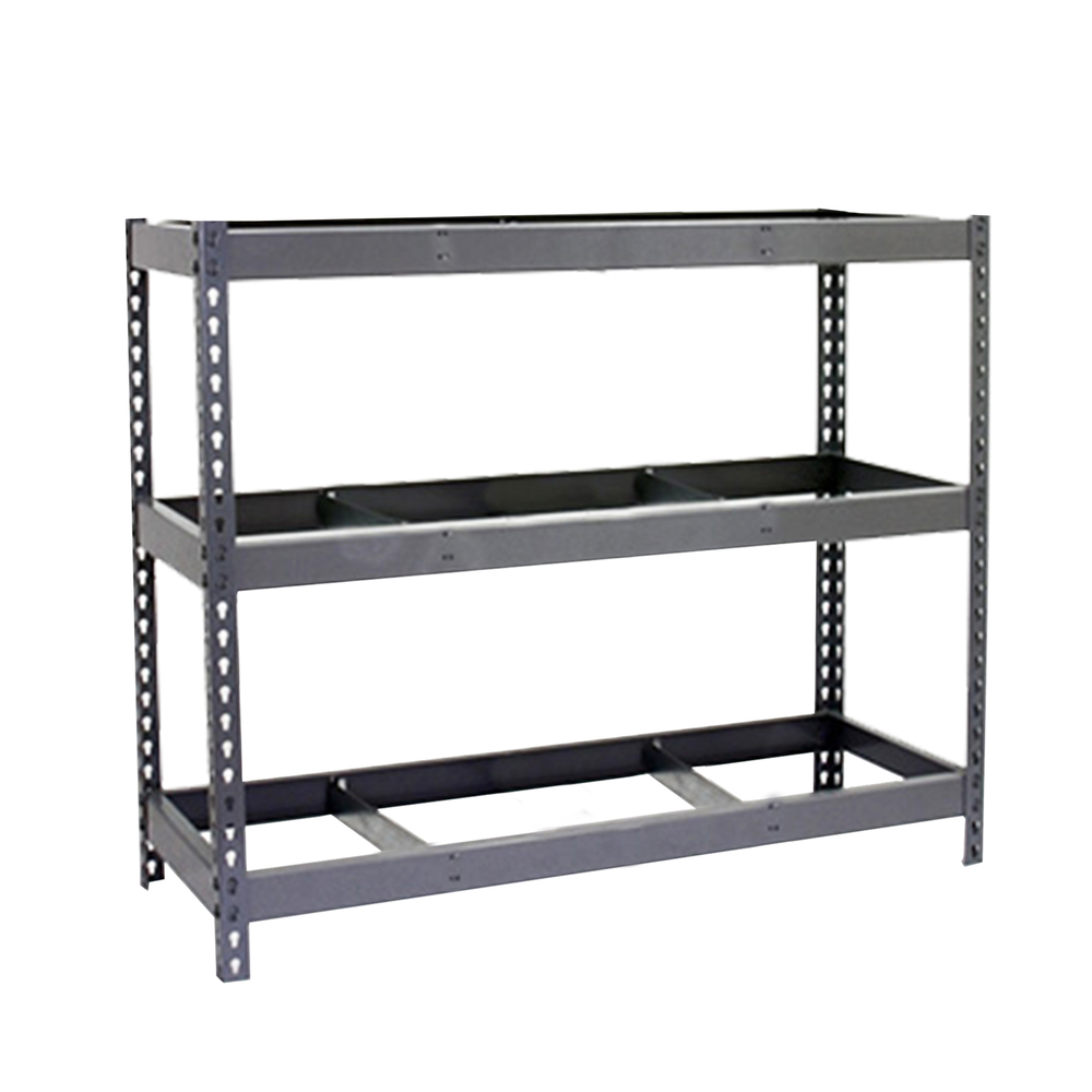 Étagère charge moyenne 500 à 600kg - 2000x2400x600 - 3 niveaux Gris - SIMON RACK - 8435104975695