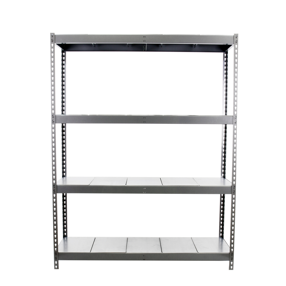Étagère charge moyenne 500 à 600kg - 2000x2400x450 - 4 niveaux Gris - SIMON RACK - 8435104975862