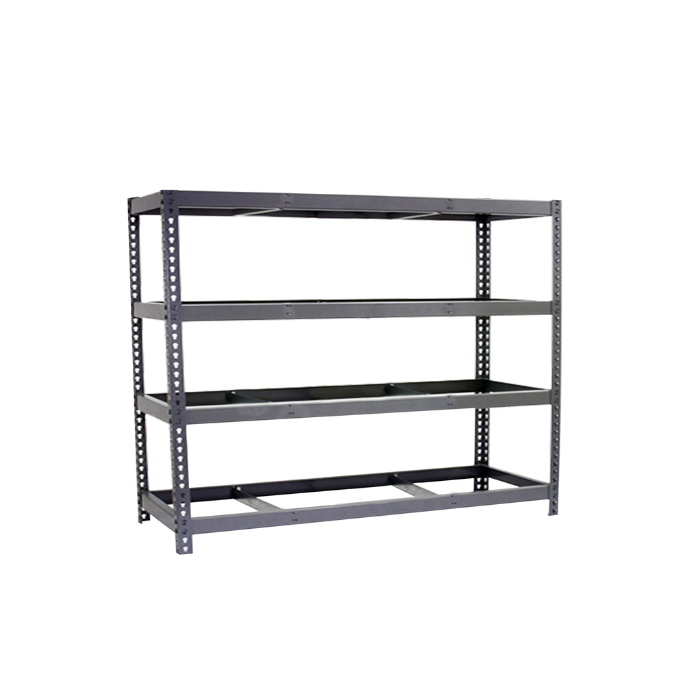 Étagère charge moyenne 500 à 600kg - 2000x2400x450 - 4 niveaux Gris - SIMON RACK - 8435104975954