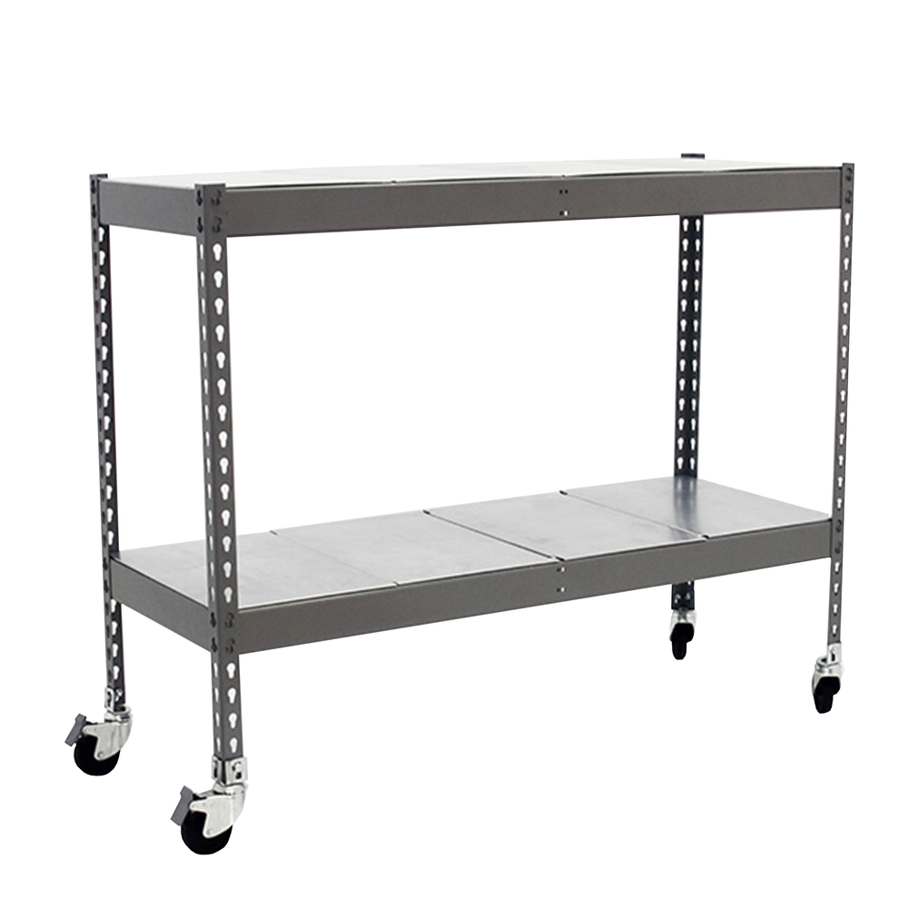Étagère mobile charge moyenne 75kg - 975x1200x600 - 2 niveaux Gris - SIMON RACK - 8435104976517