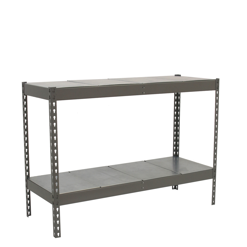 Étagère charge moyenne 500 à 600kg - 900x1200x600 - 2 niveaux Gris - SIMON RACK - 8435104976876