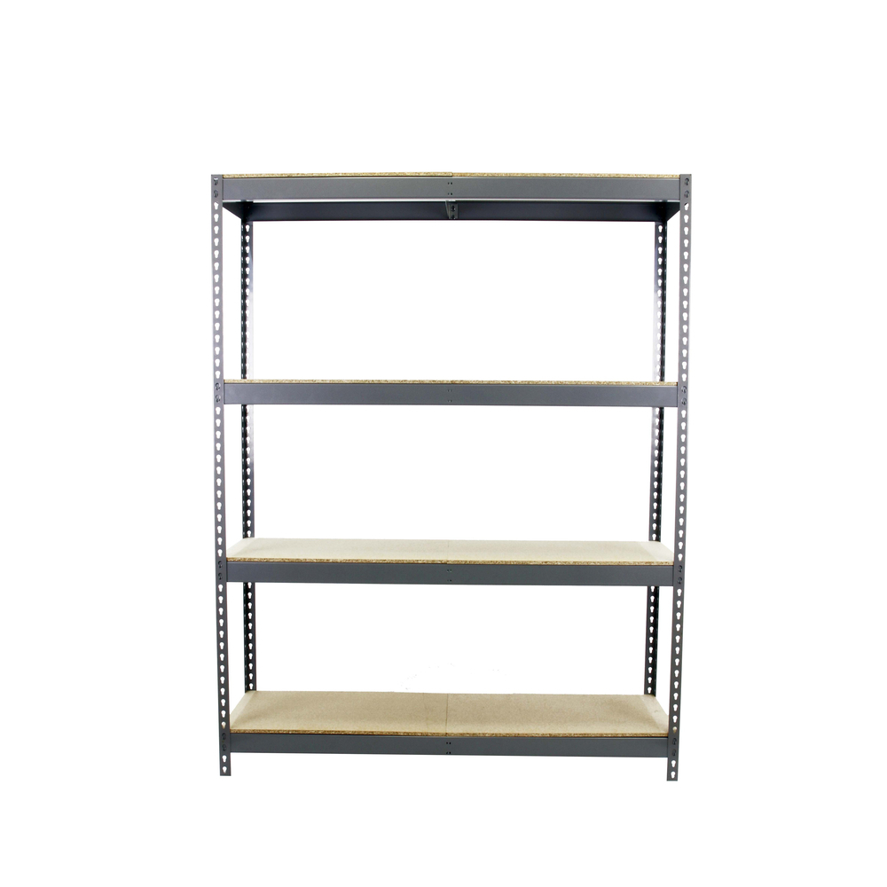 Étagère charge moyenne 400kg - 2000x1800x600 - 4 niveaux Gris/Bois - SIMON RACK - 8435104977323