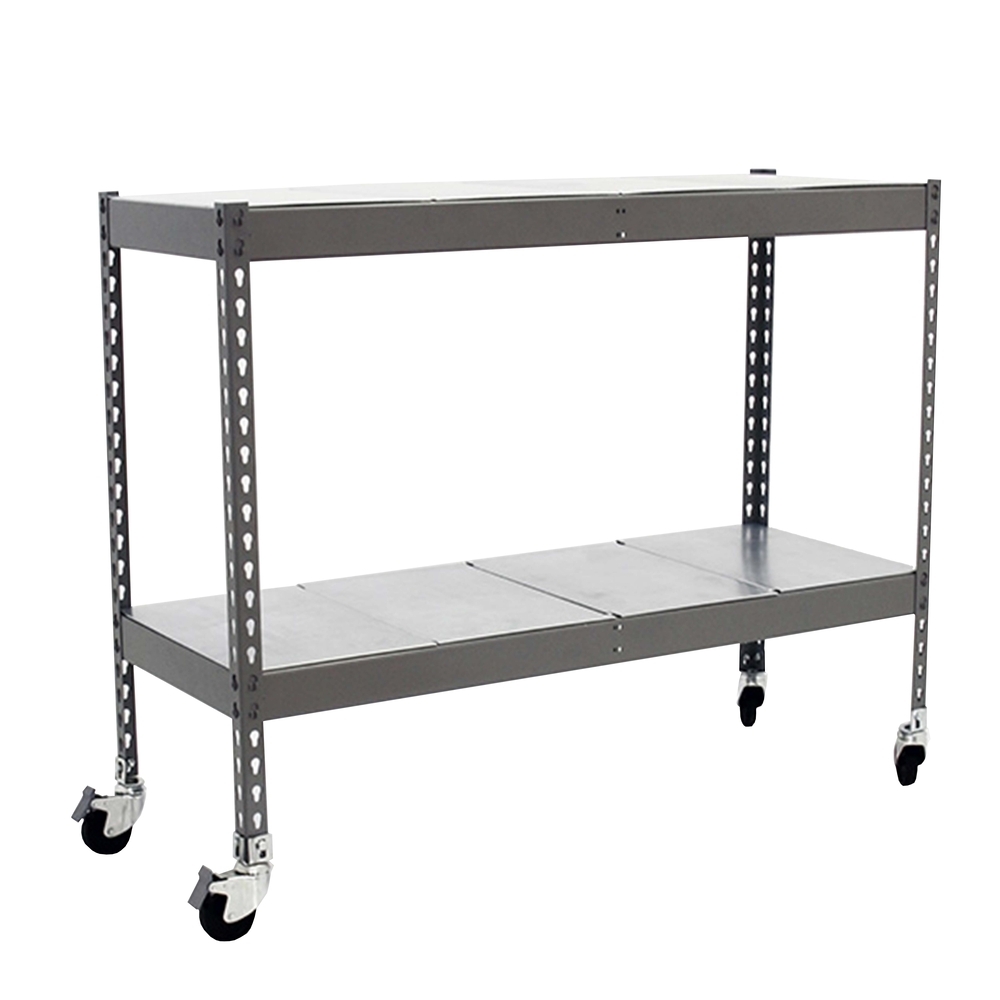 Étagère mobile charge moyenne 75kg - 975x1500x750 - 2 niveaux Gris - SIMON RACK - 8435104977941