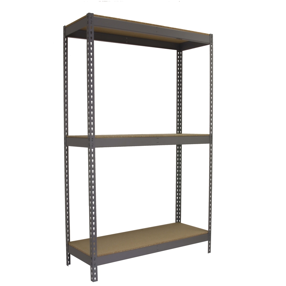 Étagère charge moyenne 400kg - 1500x1200x450 - 3 niveaux Gris/Bois - SIMON RACK - 8435104978016