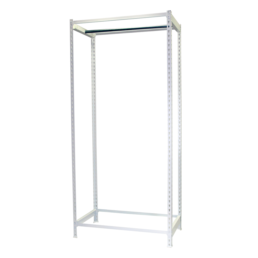 Rayonnage pour vêtements 1500x900x500 - 1 niveau Blanc - SIMON RACK - 8435104978436
