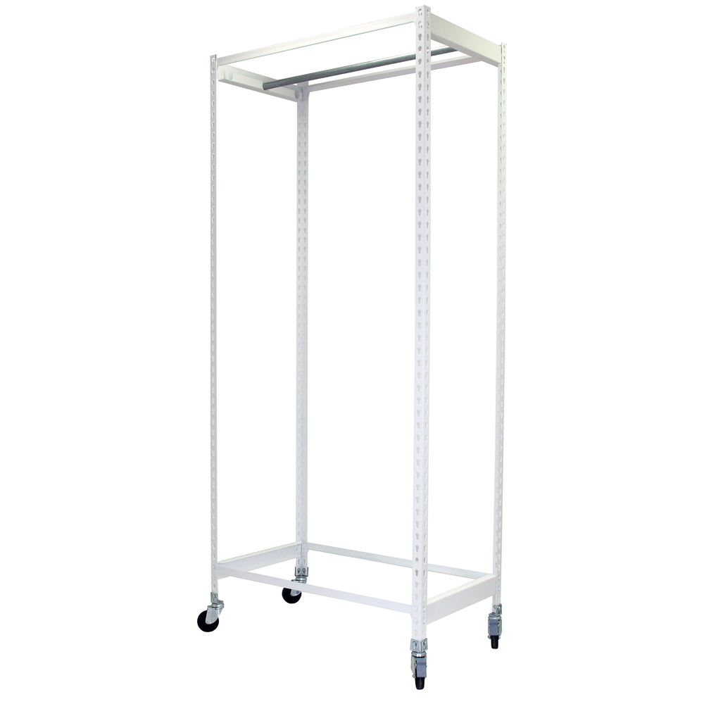 Rayonnage pour vêtements 1575x900x500 - 1 niveau Blanc - SIMON RACK - 8435104978443