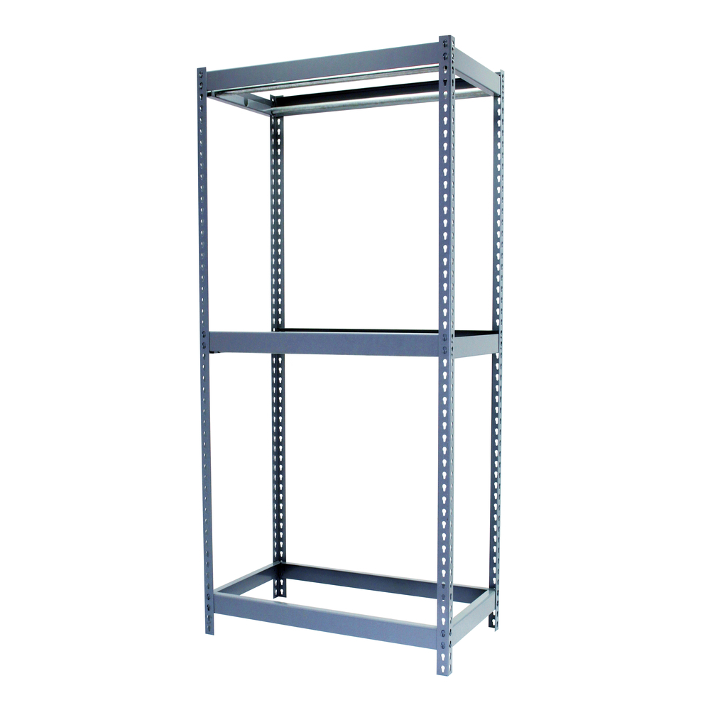 Rayonnage pour vêtements 2000x1500x750 - 2 niveaux Gris - SIMON RACK - 8435104978733