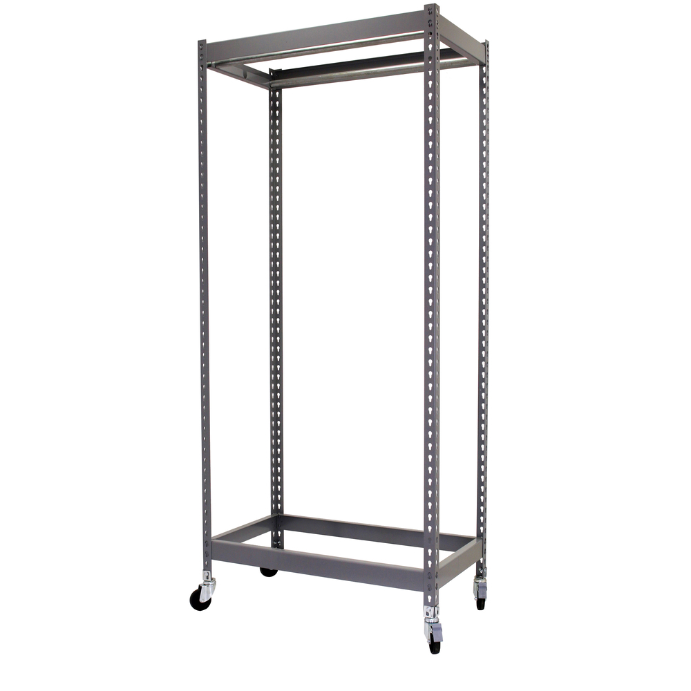 Rayonnage pour vêtements 2575x1500x600 - 1 niveau Gris - SIMON RACK - 8435104978764