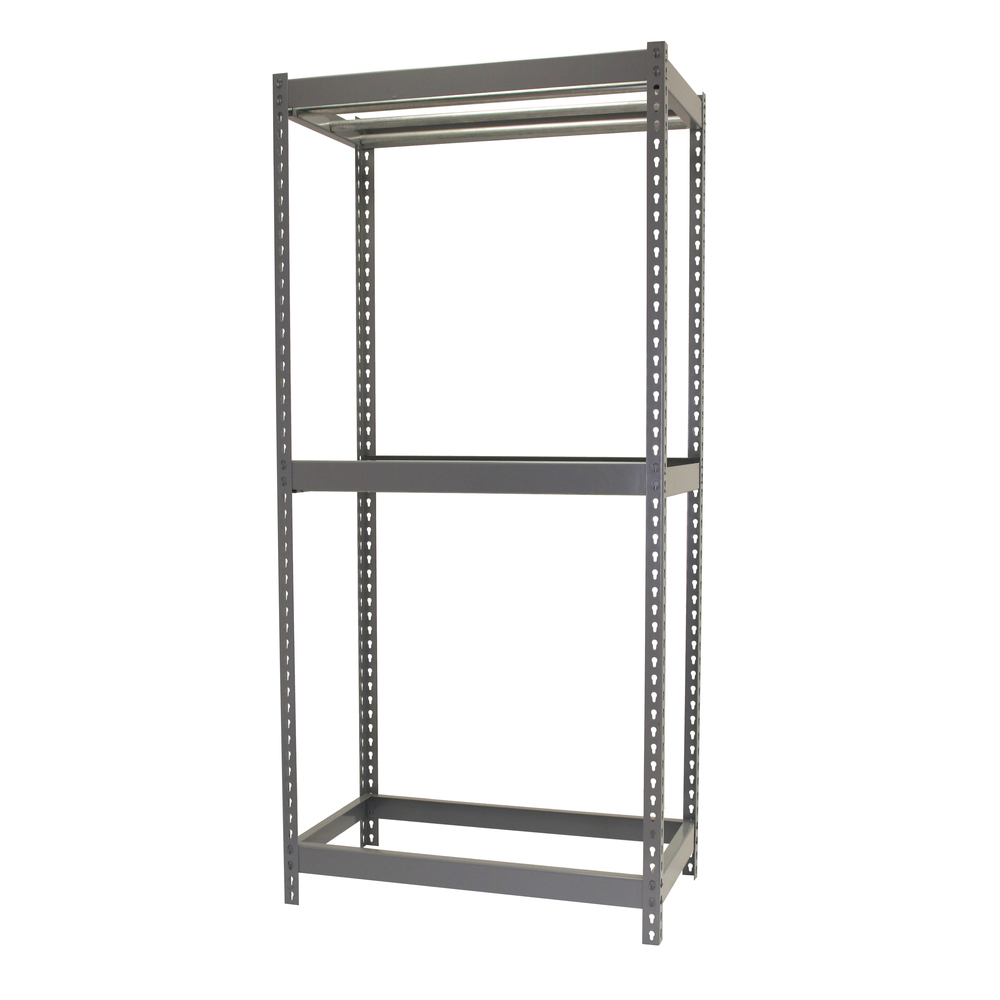Rayonnage pour vêtements 3000x1500x750 - 2 niveaux Gris - SIMON RACK - 8435104978818