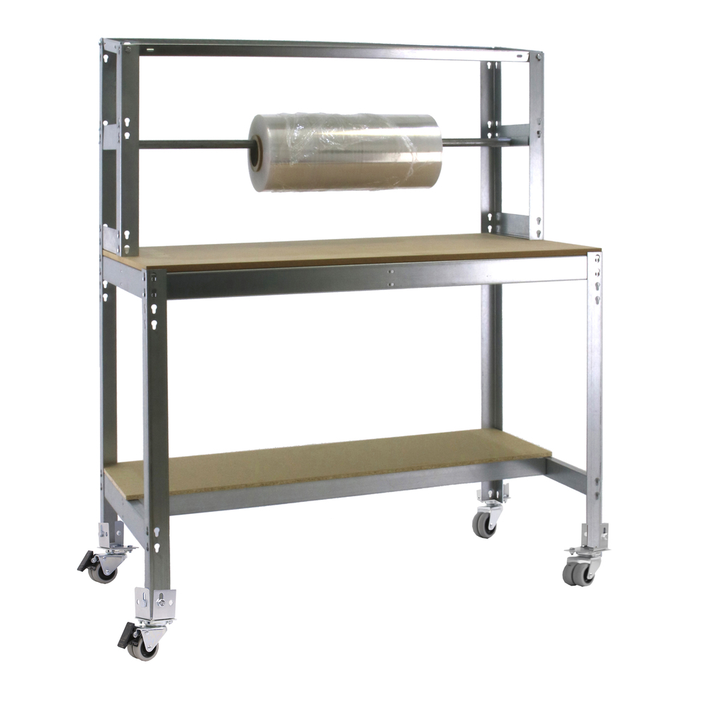 Kit établi mobile Bricolage - 1520x1510x760 - 3 niveaux Bois - SIMON RACK - 8435104985236